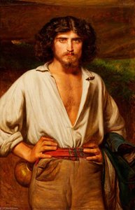 Man With A Beard And Open Necked Shirt — Henry Tanworth Wells