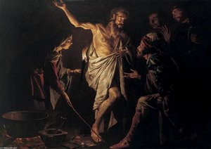 Saul And The Witch Of Endor — Matthias Stom