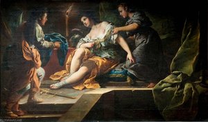 Jerusalem Delivered Erminia Taking The Armor Of Clorinda — Charles-andré Van Loo