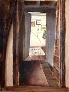 Pollingfold, Abinger, Surrey (view Towards A Landing) — Ernest C. Christie