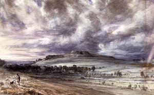 Les Ruines D'old Sarum — John Constable