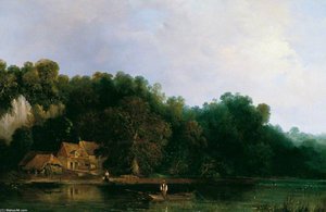 View Of The Thames From Tilehurst — Frederick Waters (william) Watts