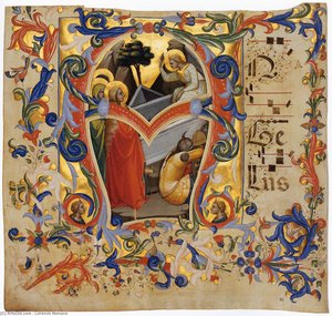 Antifonario (cod. Cor. 1, Foglio 3) — Lorenzo Monaco