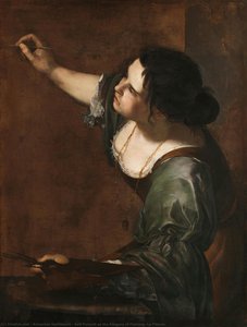 Self-portrait As The Allegory Of Painting (la Pittura) — Artemisia Gentileschi