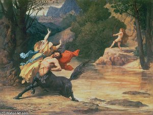 Death Of Nessus — Jules Elie Delauney