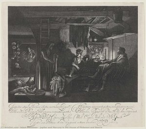 Jupiter And Mercury In The House Of Philemon And Baucis — Adam Elsheimer