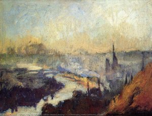 La Montagne Sainte Catherine, Rouen — Albert-charles Lebourg
