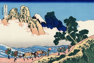 Die Rückseite Des Fuji Vom Fluss Minobu — Katsushika Hokusai