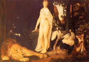 Die Fabel — Gustav Klimt