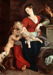A Sagrada Família Com O Cesto — Peter Paul Rubens