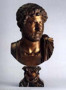 Bust Of Hadrian — Massimiliano Soldani-benzi