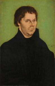 Ritratto Di Martin Lutero — Luca Cranach Il Vecchio