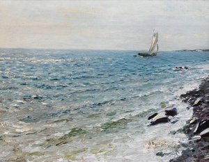 Yacht At Sea — Nikolai Nikanorovich Dubovskoy