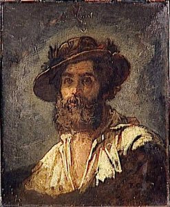 Figure De Pifferaro, 1877 — Thomas Couture
