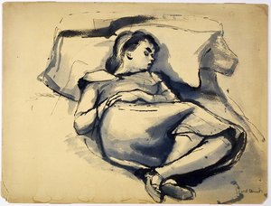 Sleeping Woman — Will Barnet