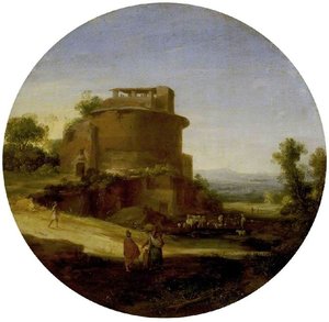 Classical Landscape With Ruins — Bartholomeus Breenbergh