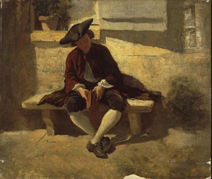 Young Man With A Book — Ζαν Λουί Ερνέστ Μεσονιέρ