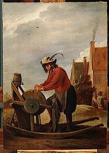 Le Remouleur — David Teniers Ii Le Jeune