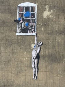 Well Hung Lover — Banksy