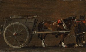 Pferd Und Wagen (studie Für Den Wagen In 'stour Valley Und Dedham Village, 1814') — John Constable
