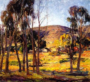 Houses Among The Eucalypti — Joseph Kleitsch