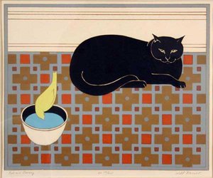 Cat And Canary — Will Barnet