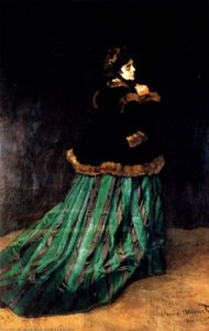 Woman In A Green Dress — Claude Monet