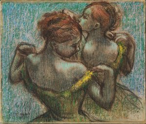 Due Ballerine, A Mezzo Busto — Hilaire-germain-edgar Degas