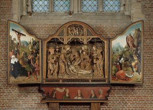 Altarpiece From Averbode Abbey — Jacob Van Cothem (sculptor)