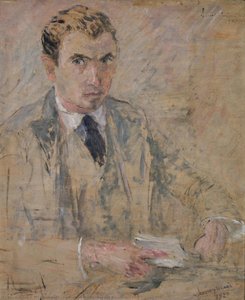 Portrait Of The Painter Juti Ravenna — Pio Semeghini