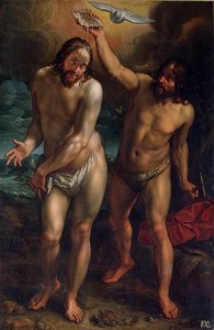 The Baptism Of Christ — Goltzius Henrik