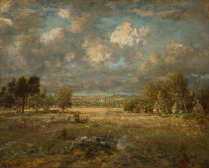 Countryside In Picardy — Théodore Rousseau (pierre Etienne Théodore Rousseau)