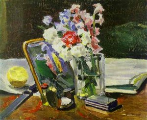 Still Life With Flowers — Viktor Elpidiforovich Borisov Musatov