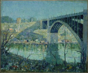 Spring Night, Harlem River — Ernest Lawson