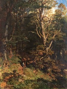 Embrace In The Forest — Emil Jacob Schindler