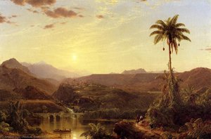 The Cordilleras: Sunrise — Frederic Edwin Church