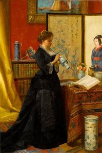 The Porcelain Collector — Alfred Stevens