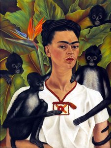 Autoportrait Avec Des Singes — Frida Kahlo