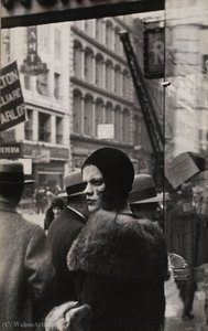 Girl In Fulton Street, New York — Walker Evans