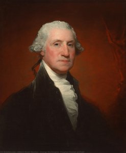 George Washington (retrato De Vaughan-sinclair) — Gilbert Stuart Newton