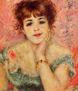 Jeanne Samary (la Reverie) — Pierre-auguste Renoir