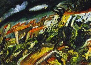 View Of Ceret — Chaim Soutine