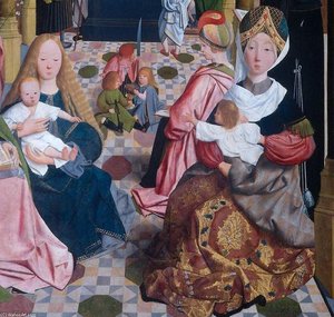 The Holy Kinship (detail) (10) — გერტგენ ტოტ სინტ იანს