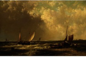 Shipping Off The Coast — Abraham Hulk Senior