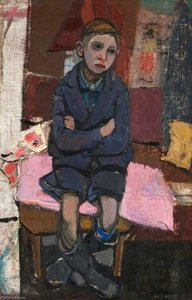 Boy On Stool — Joan Kathleen Harding Eardley