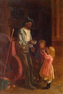 The Kitten (or Pompey And The Kitten) — Thomas Waterman Wood