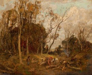 Carting Timber — William Mouncey