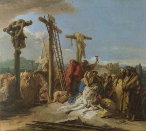 The Lamentation At The Foot Of The Cross — Giandomenico Tiepolo