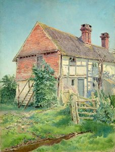 Exterior View Of Cottage At Oakwood — Ernest C Christie