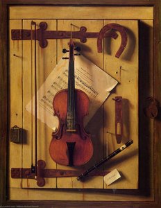 Still Life: Violin And Music (also Known As Music Literature) — William Michael Harnett